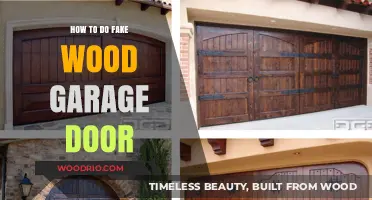 DIY Faux Wood Garage Door: Transform Your Space with Style