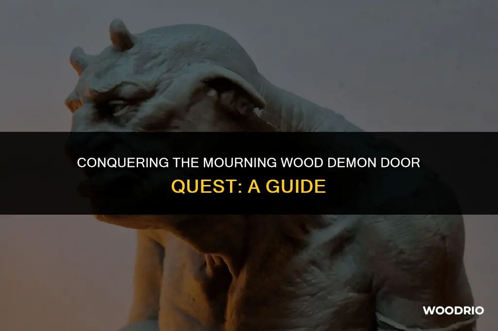 how to do mourning wood demon door quest