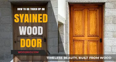 Reviving Elegance: Touch-Up Techniques for Stained Wood Doors