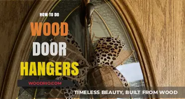 Crafting Wood Door Hangers: A Step-by-Step Guide