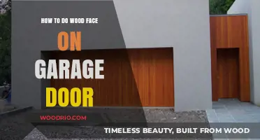 Transform Your Garage Door with a Stunning Wood Face Makeover