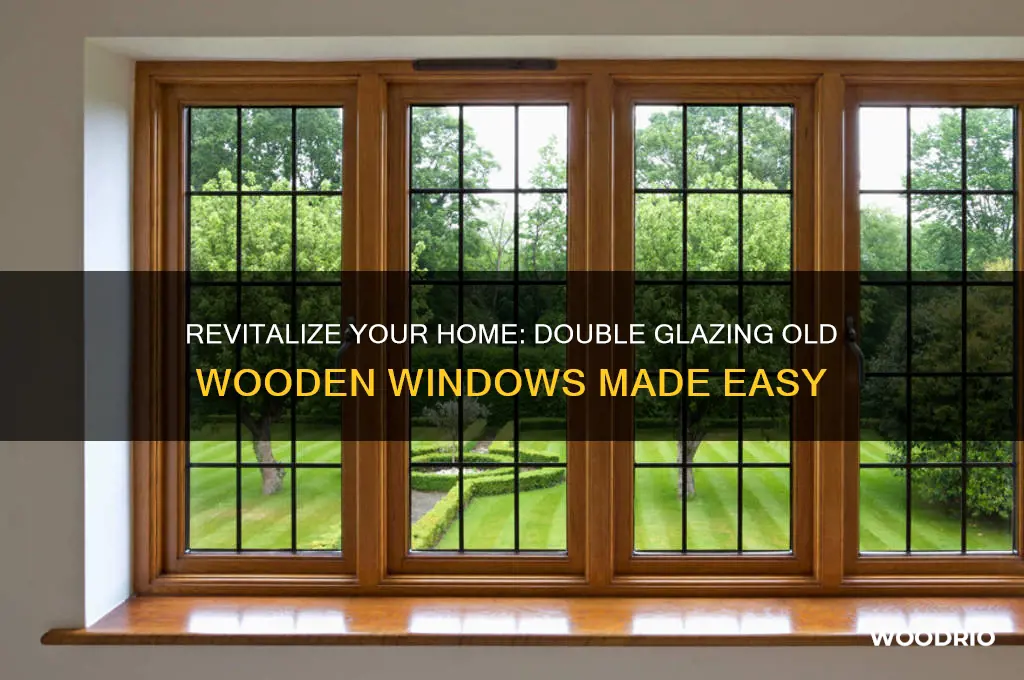how to double glaze old wooden windows