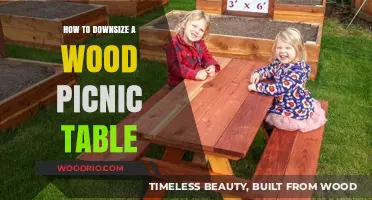 Downsizing Your Wood Picnic Table: A Step-by-Step DIY Guide