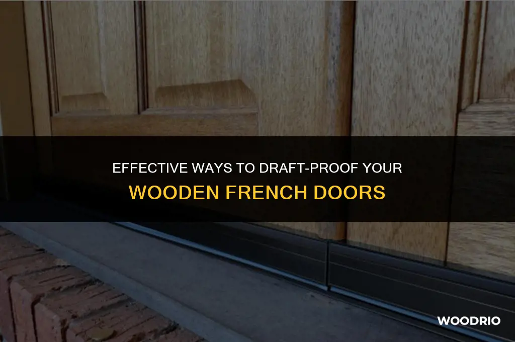 how to draught proof wood french doors