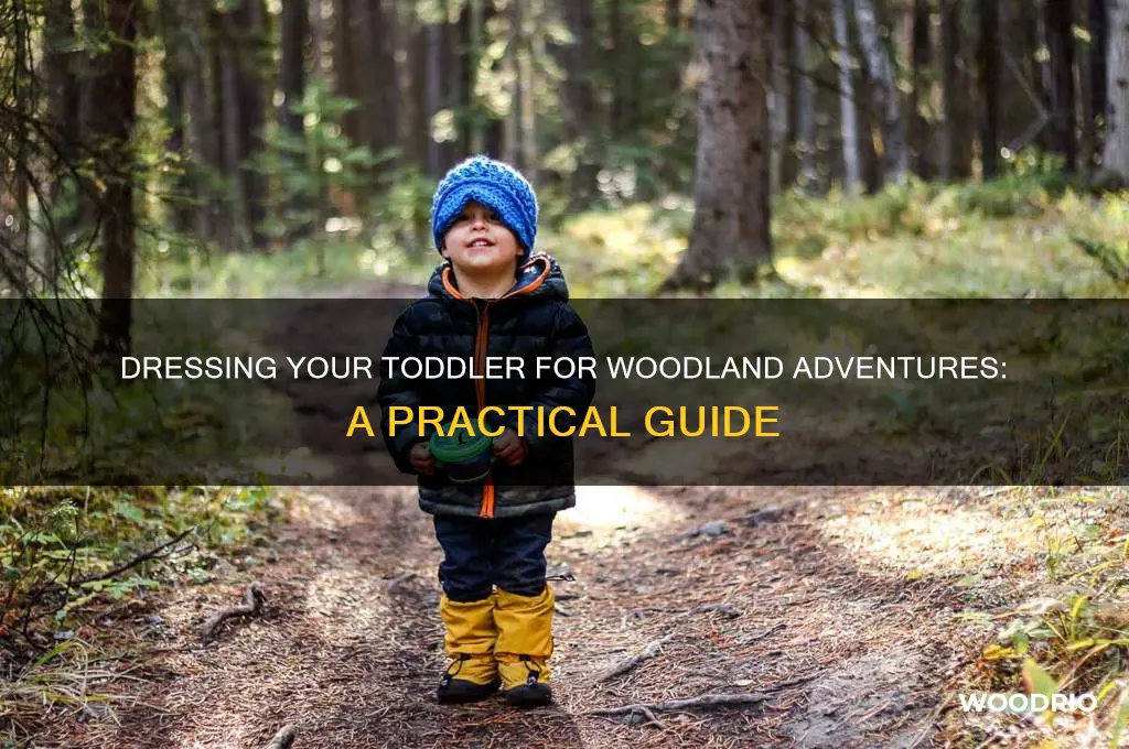 how to dress 1 year old for the woods