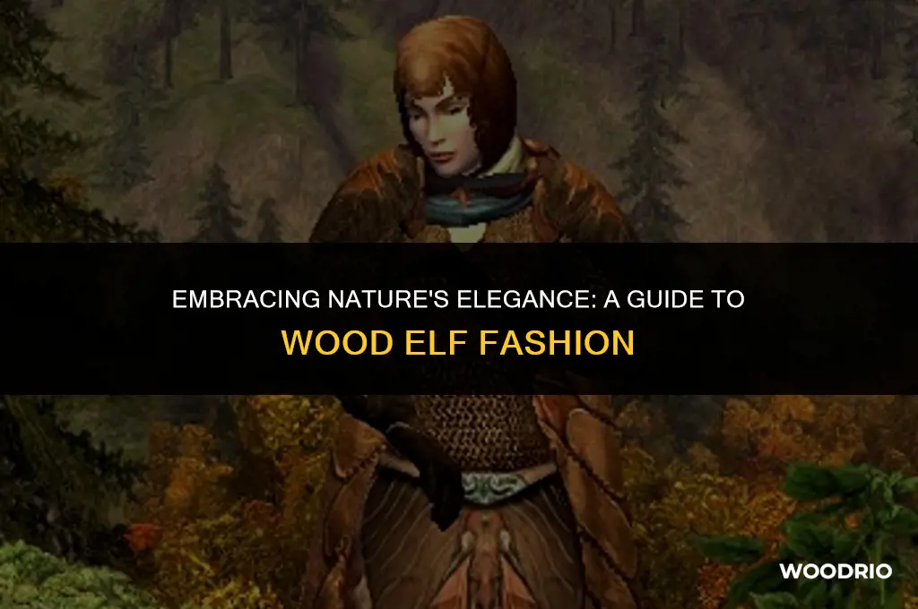 how to dress like a wood elf