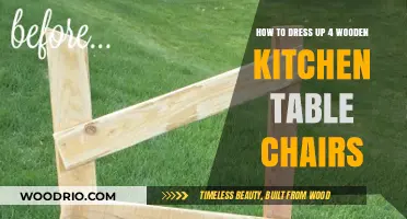 Revamp Your Wooden Kitchen Chairs: Creative DIY Makeover Ideas