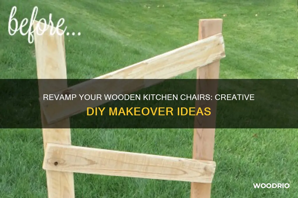 how to dress up 4 wooden kitchen table chairs