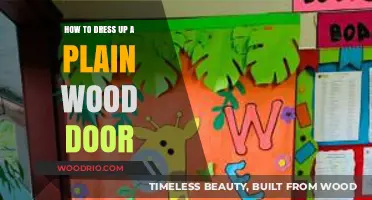 Elevate Your Entryway: Creative Ways to Dress Up a Plain Wood Door