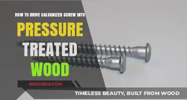 Mastering the Art of Driving Galvanized Screws into Pressure-Treated Wood