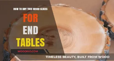 Drying Tree Wood Slices: A Step-by-Step Guide for DIY End Tables