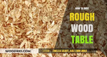 Mastering the Art of Dusting Your Rough Wood Table: A Guide