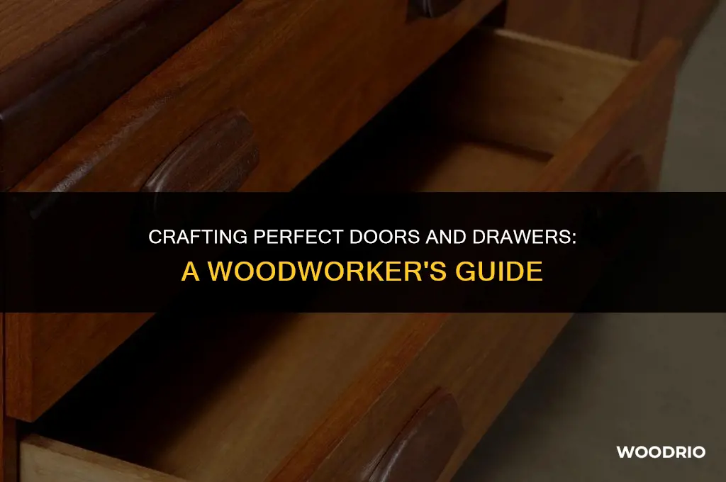 how to easily make doors and drawers wood magazine