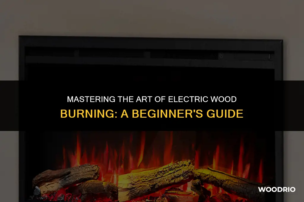 how to electric burn wood