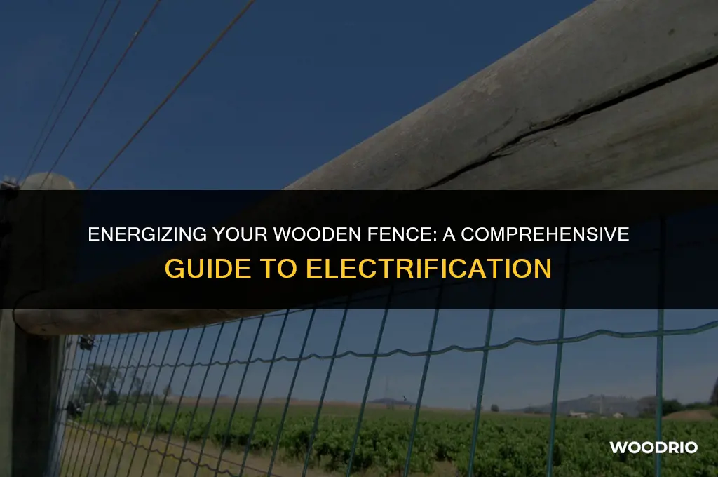 how to electrify a wood fence