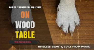 Restore Your Wood Table: Simple Steps to Remove Fine Scratches