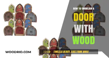 Elevate Your Entrance: Artful Ways to Embellish a Wooden Door