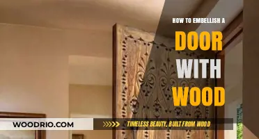 Crafting Elegance: A Guide to Embellishing Doors with Wood Accents