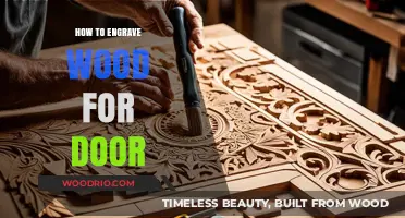 Crafting Elegance: A Guide to Engraving Wood for Doors