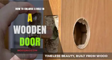 Expanding Possibilities: A Guide to Enlarging Holes in Wooden Doors