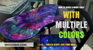 Epoxy Wood Table: Multi-Color Techniques for Stunning Results