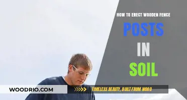 Sturdy Foundations: A Guide to Erecting Wooden Fence Posts in Soil