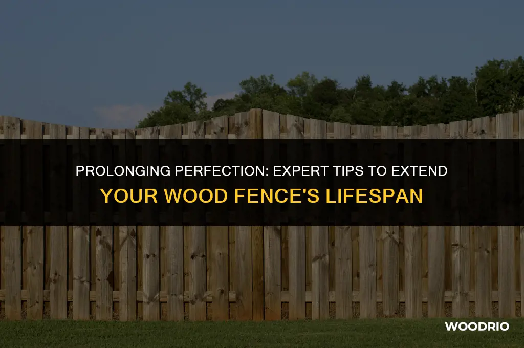 how to extend life of wood fence