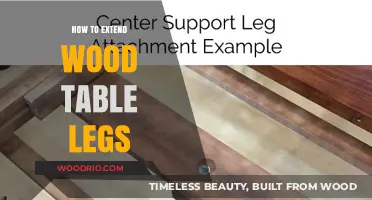 Creative DIY Guide: Extending Wood Table Legs for a Perfect Fit