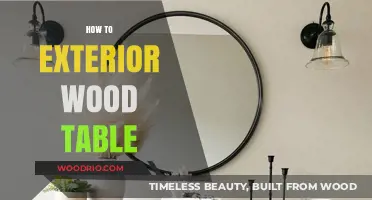 Revitalize Your Outdoor Space: A Guide to Refinishing Exterior Wood Tables