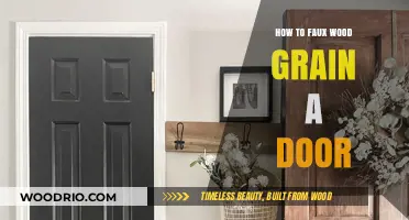 Transform Your Door: A Step-by-Step Guide to Faux Wood Grain Finishing