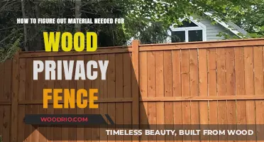 Calculating Materials for Your Wood Privacy Fence: A Step-by-Step Guide