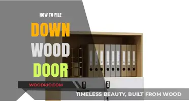 Smooth Out Your Entry: A Guide to Filing Down a Wooden Door