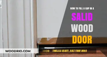 Expert Tips: Filling Gaps in Solid Wood Doors