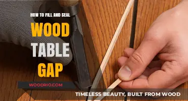 Easy DIY Guide to Filling and Sealing Wood Table Gaps