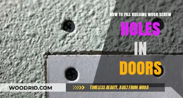 Repairing Bulging Screw Holes in Doors: A Step-by-Step Guide