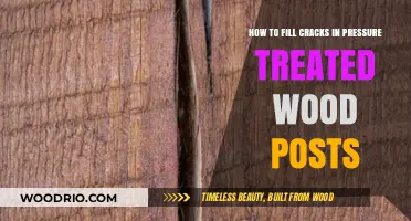DIY Guide: Filling Cracks in Pressure Treated Wood Posts