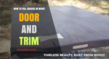 Revive Your Woodwork: A Guide to Filling Cracks in Doors and Trim
