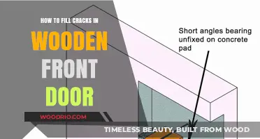 Revive Your Wooden Front Door: A Step-by-Step Guide to Filling Cracks