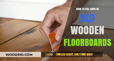 Restoring Charm: Filling Gaps in Old Wooden Floorboards Effectively