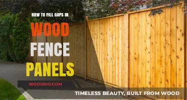 DIY Guide: Filling Gaps in Wood Fence Panels for a Polished Look