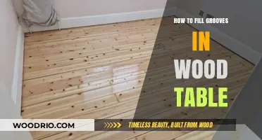 Revive Your Wood Table: Easy Steps to Fill Grooves and Restore Beauty