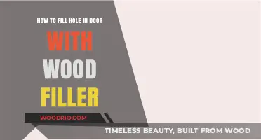 DIY Door Repair: Seamlessly Fill Holes with Wood Filler