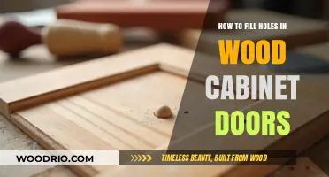 Revive Your Wood Cabinet Doors: A Guide to Filling Holes