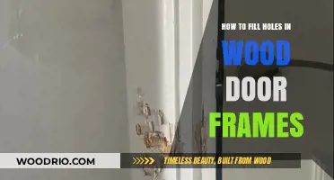 Easy DIY Guide: Filling Holes in Wood Door Frames