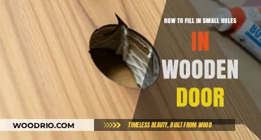 Easy Fixes: Patching Small Holes in Your Wooden Door