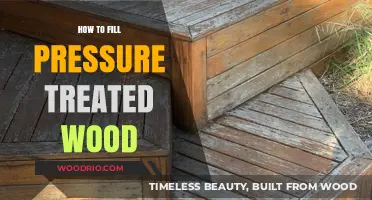 Mastering the Art of Filling Pressure Treated Wood: A Comprehensive Guide