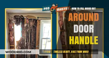 Reviving Your Door: A Guide to Filling Wood Rot Around the Handle