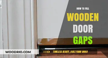 Seal the Deal: A Guide to Filling Wooden Door Gaps