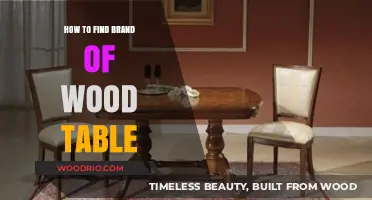 Identifying Your Wood Table Brand: A Comprehensive Guide for Owners