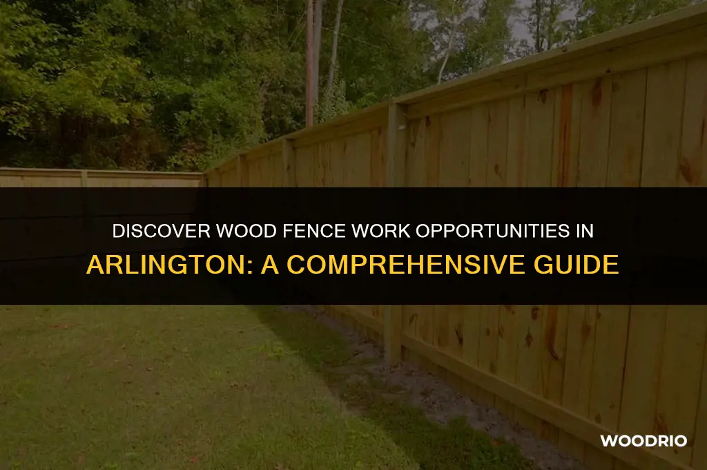 how to find wood fence work in arlington